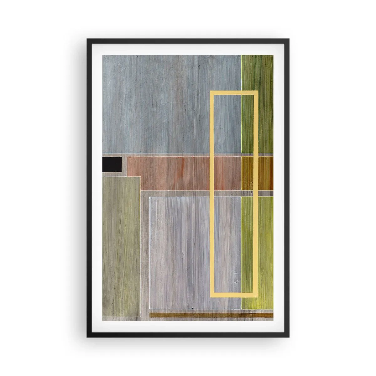 Affiche dans un cadre noir - Poster - Simple et calme - 61x91 cm