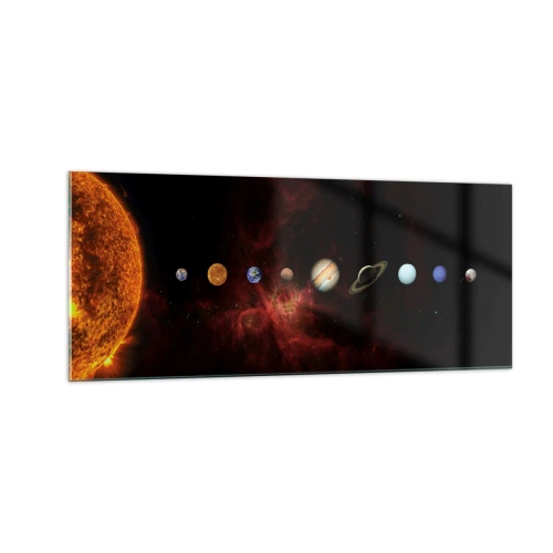 Impression sur verre - Image sur verre - Notre quartier - 100x40 cm