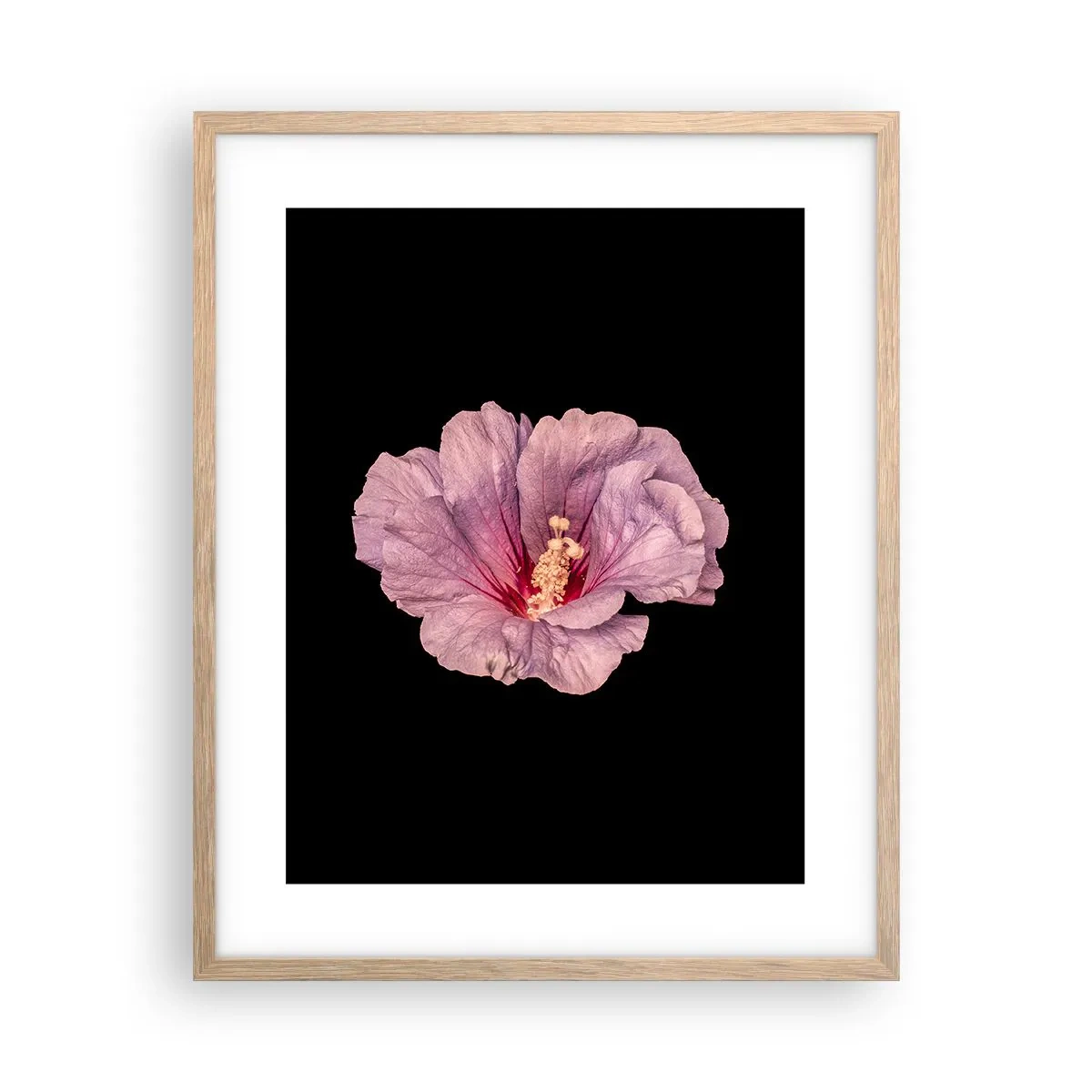 Affiche dans un chêne clair - Poster - Directement au coeur - 40x50 cm