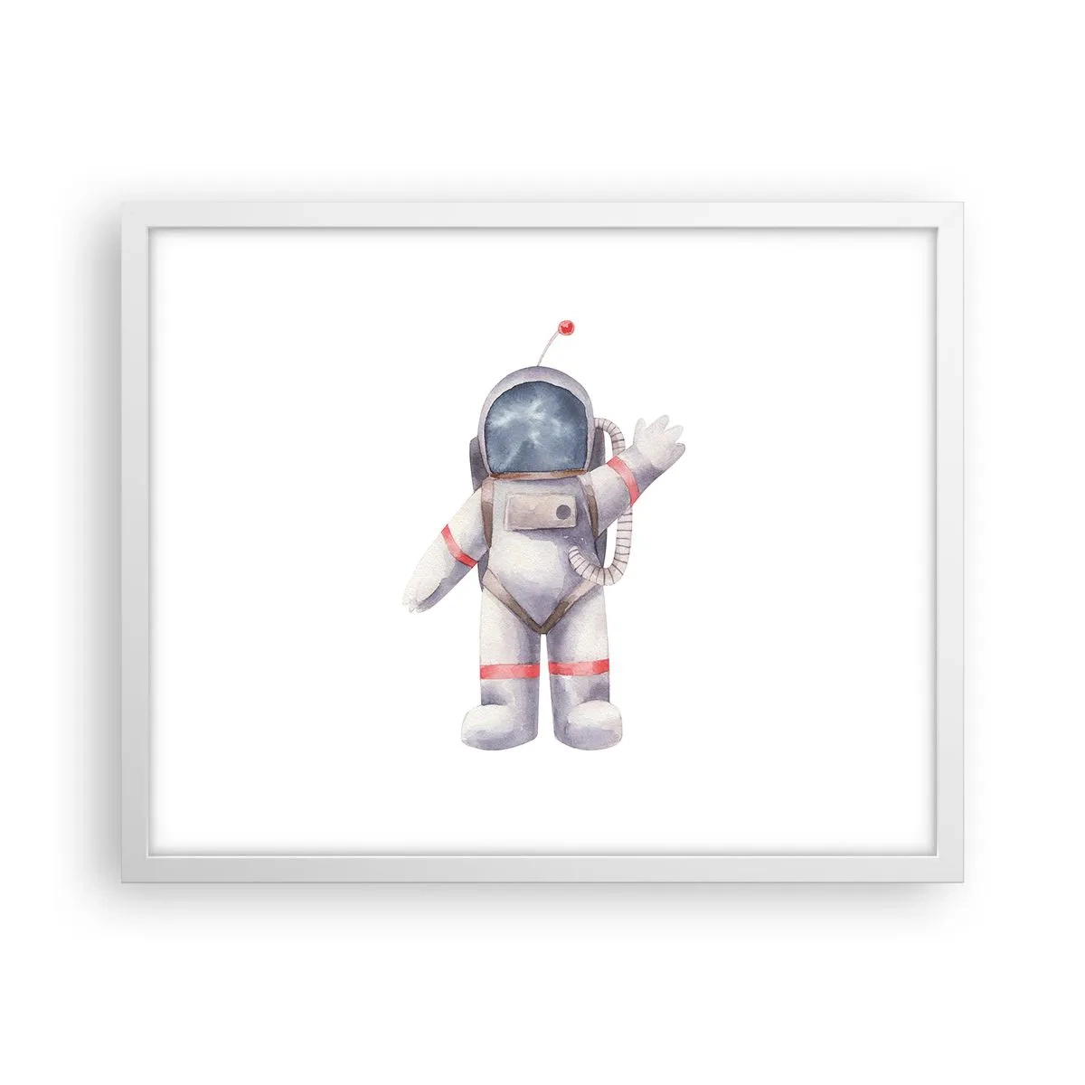 Affiche dans un cadre blanc - Poster - C'est tout pour le moment! - 50x40 cm