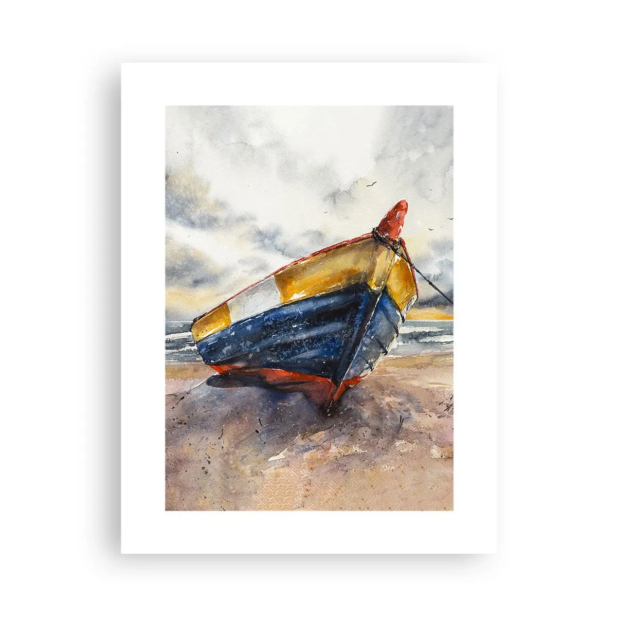 Affiche - Poster - Repos sur le rivage - 30x40 cm