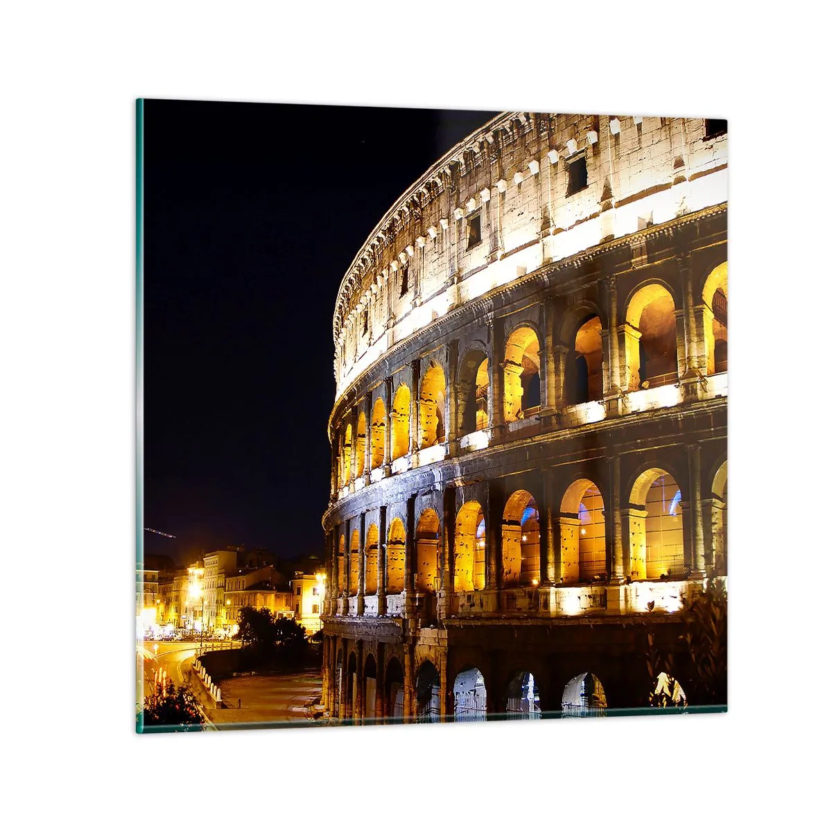 Impression sur verre - Image sur verre - Il est temps de commencer les Jeux - 70x70 cm