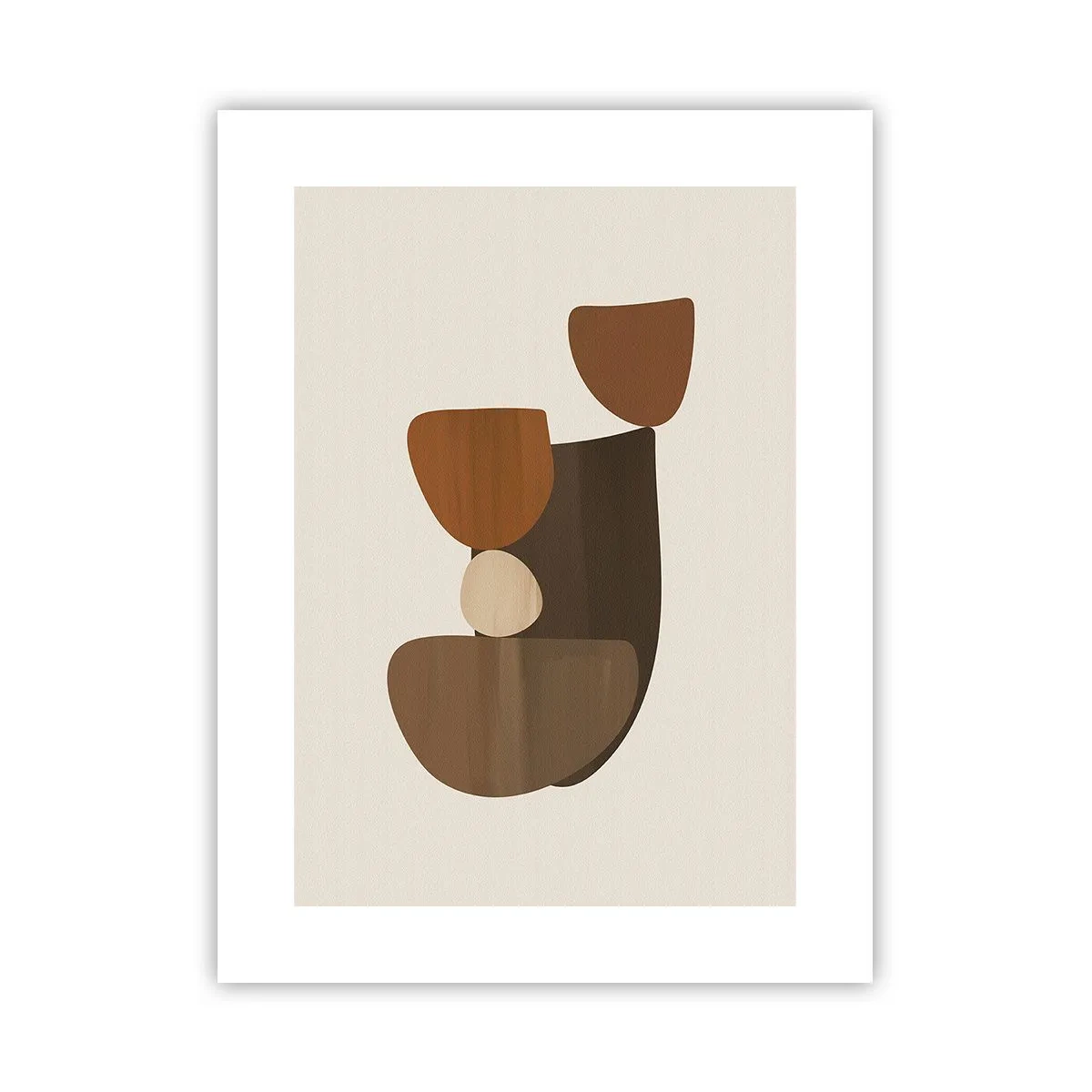 Affiche - Poster - Composition de marrons - 30x40 cm