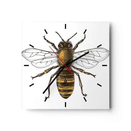 Horloge murale - Pendule murale - Belle et bonne - 40x40 cm