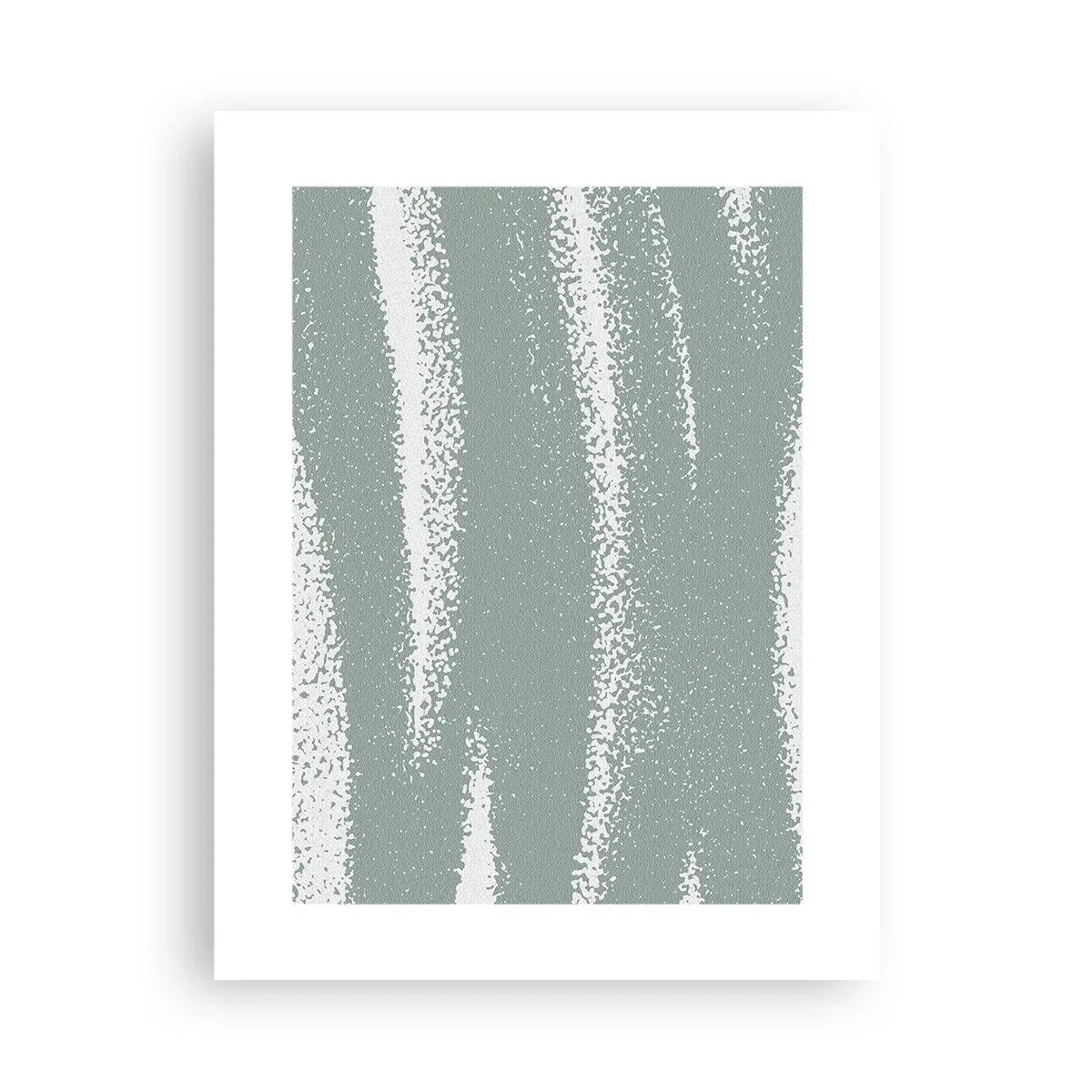 Affiche - Poster - Abstraction dans un climat hivernal - 30x40 cm