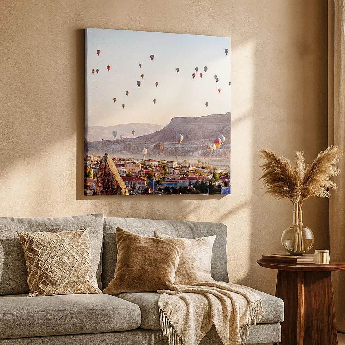 Impression sur toile - Image sur toile - Comme des navires dans le ciel - 30x30 cm