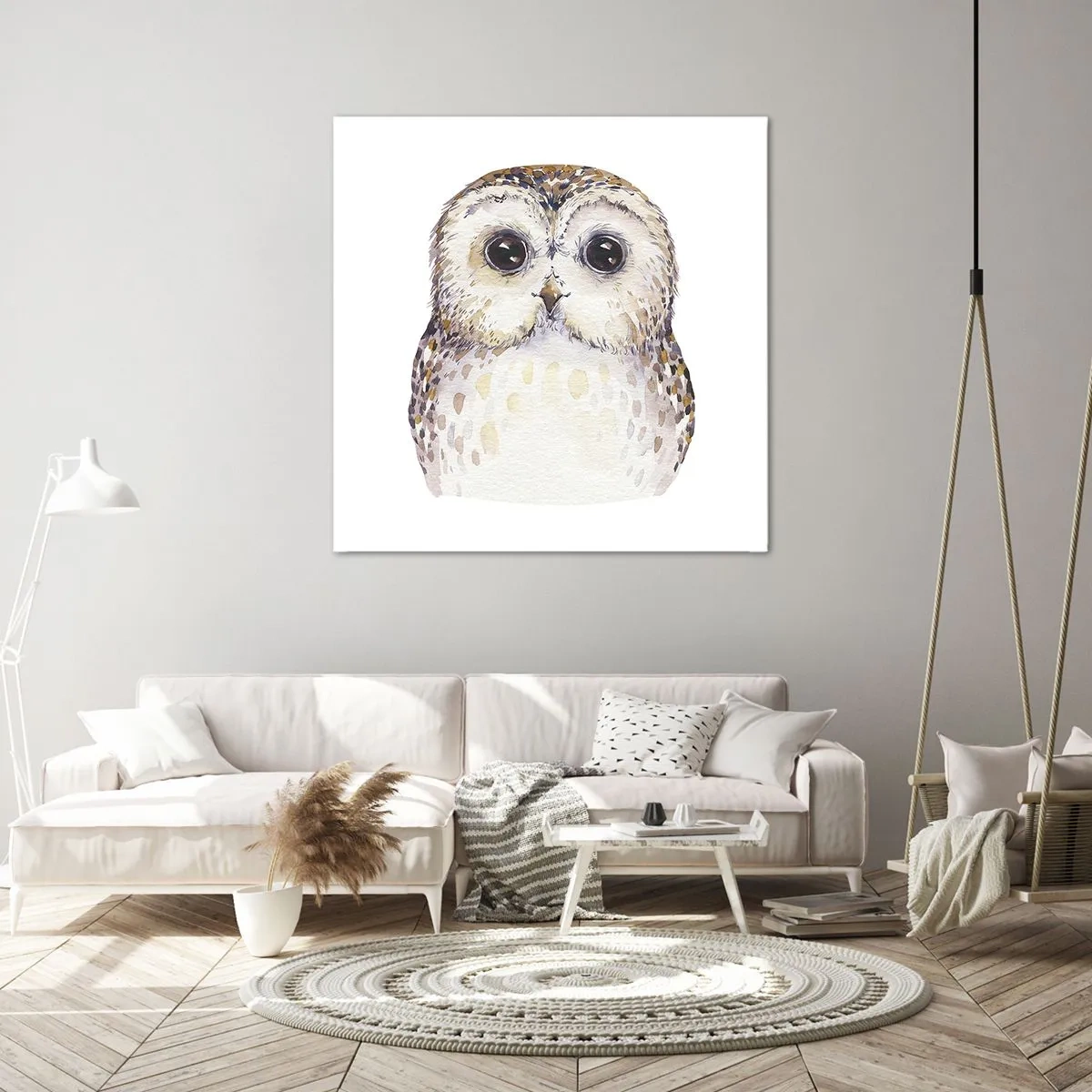 Impression sur toile - Image sur toile - Regarde-moi dans les yeux - 70x70 cm