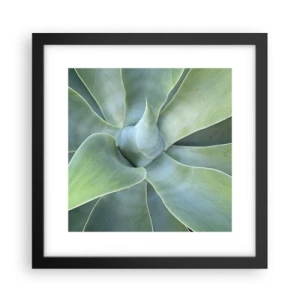 Affiche dans un cadre noir - Poster - La naissance de la verdure - 30x30 cm