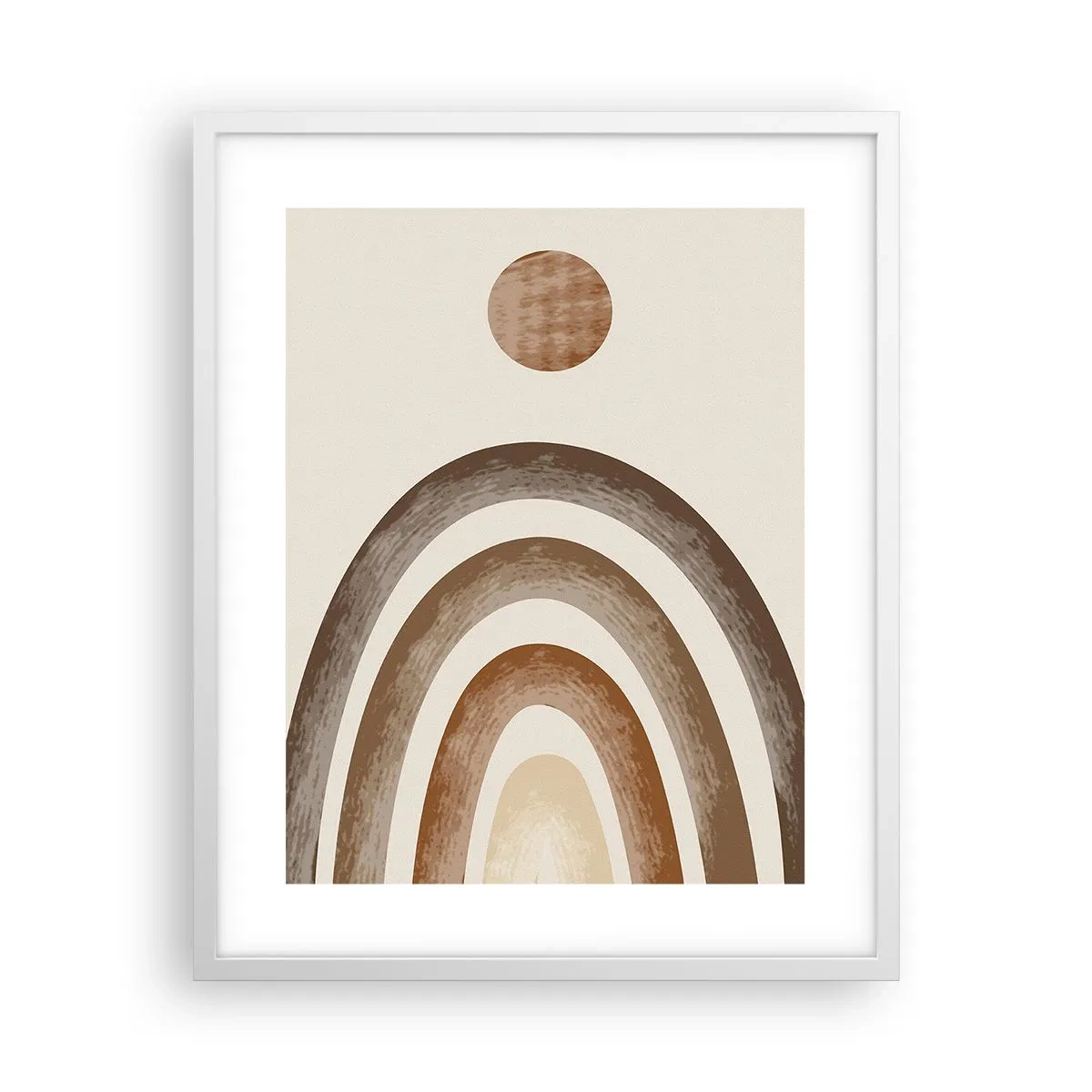 Affiche dans un cadre blanc - Poster - Dans une galaxie lointaine - 40x50 cm