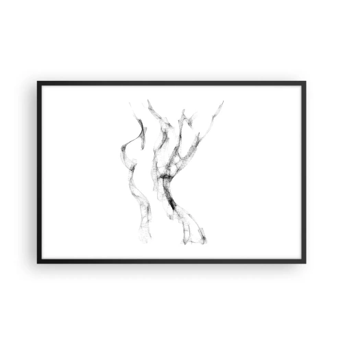 Affiche dans un cadre noir - Poster - Belle et forte - 91x61 cm