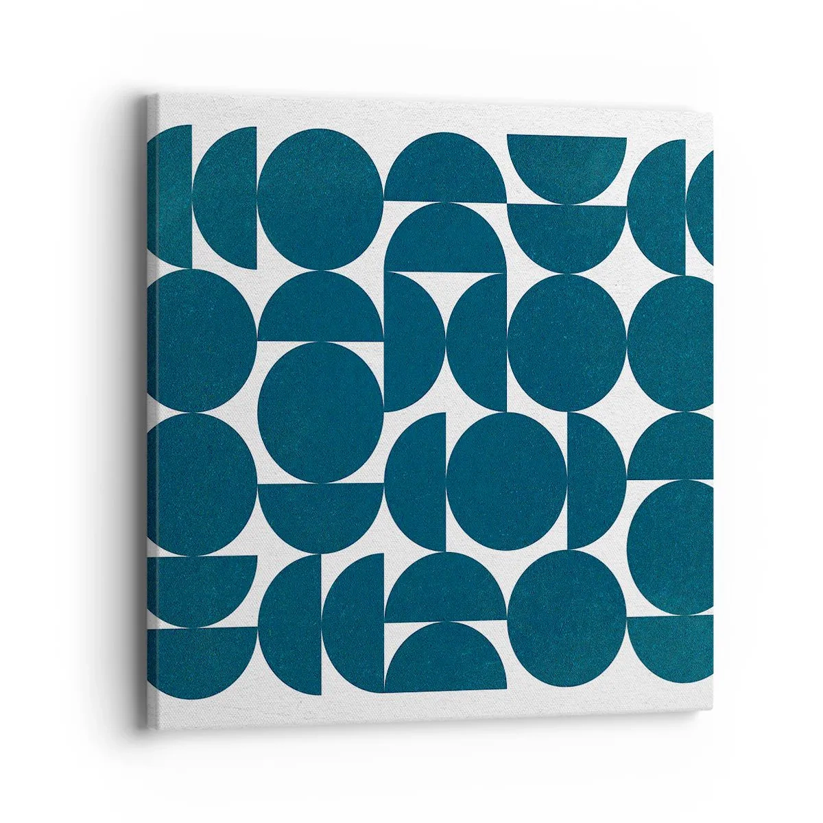 Impression sur toile - Image sur toile - Cercles et demi-cercles - 40x40 cm