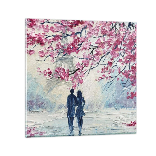 Impression sur verre - Image sur verre - Ballade romantique - 30x30 cm