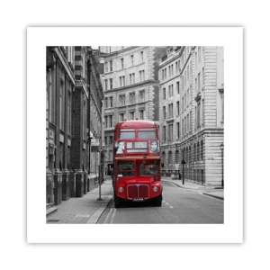 Affiche - Poster - La vie de tous les jours ne doit pas être grise - 40x40 cm