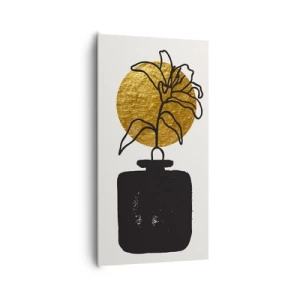 Impression sur toile - Image sur toile - La beauté vaut son pesant d'or - 65x120 cm