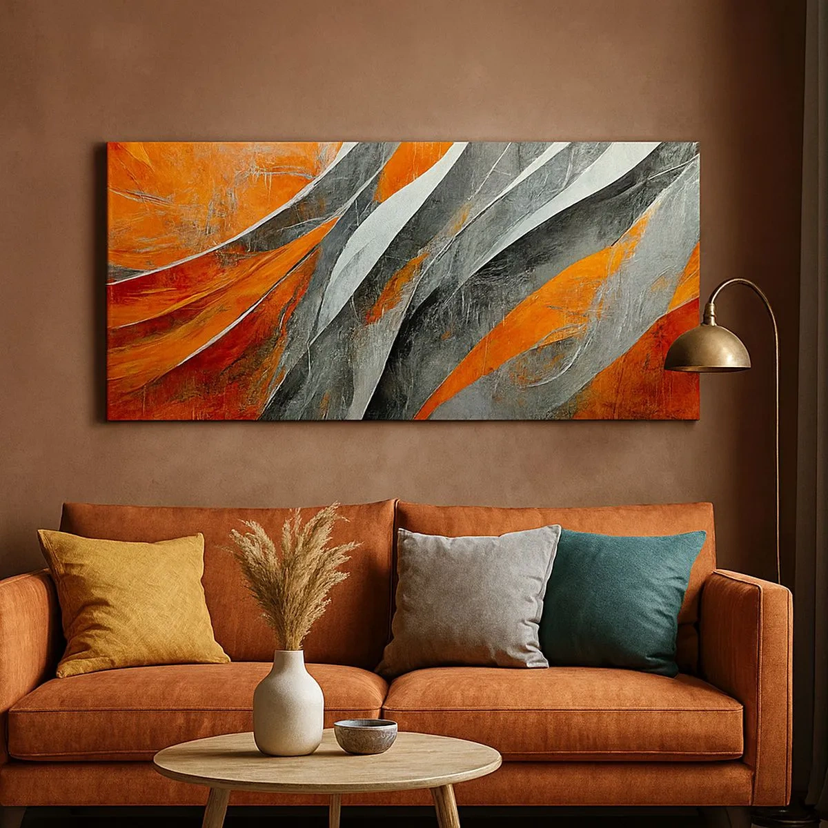 Impression sur toile - Image sur toile - Chaleur et froid - 100x40 cm