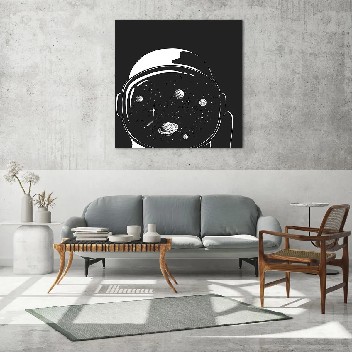 Impression sur verre - Image sur verre - Sympa la vue - 30x30 cm