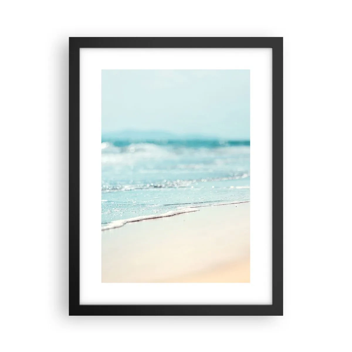 Affiche dans un cadre noir - Poster - Chaleur et bruissement - 30x40 cm