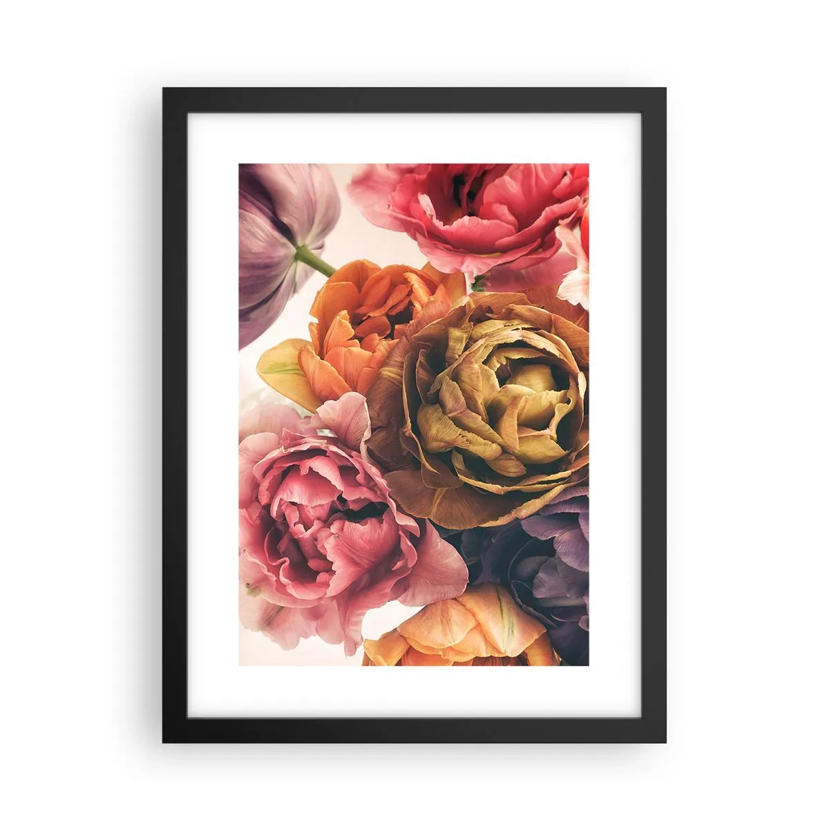 Affiche dans un cadre noir - Poster - La fête de la vie - 30x40 cm