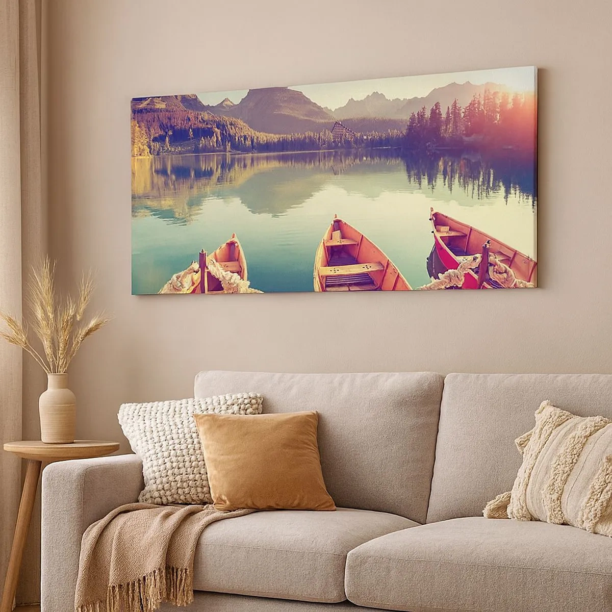 Impression sur toile - Image sur toile - Vivre selon ses règles - 100x40 cm