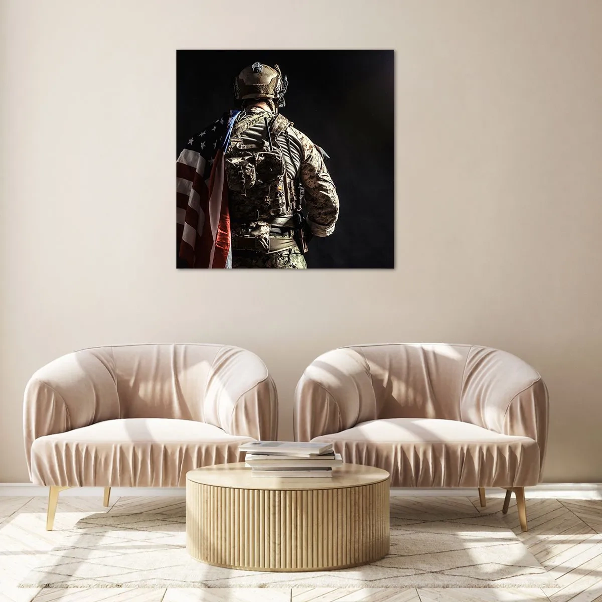 Impression sur verre - Image sur verre - C'est exactement pour ça - 70x70 cm