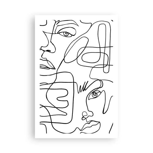 Affiche - Poster - Dans des émotions enchevêtrées - 61x91 cm