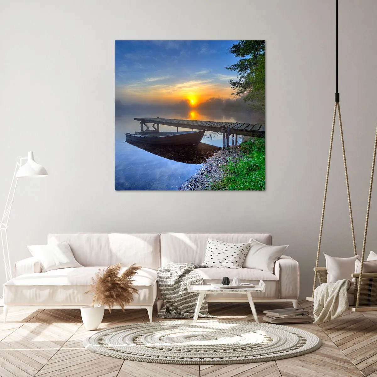 Impression sur toile - Image sur toile - Comment l'ordinaire se transforme en magie - 60x60 cm