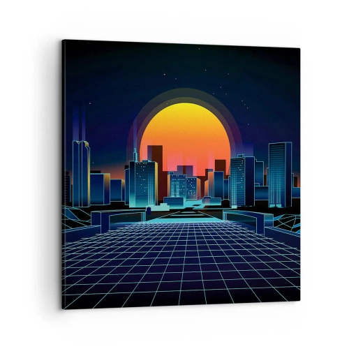 Impression sur toile - Image sur toile - Vous voulez toujours passer au réel ? - 50x50 cm