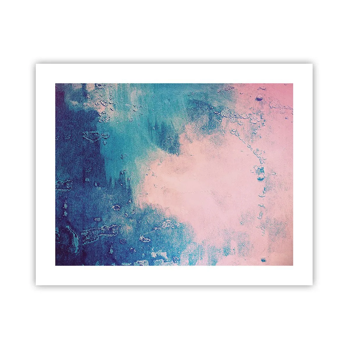 Affiche - Poster - Etreintes bleues - 50x40 cm