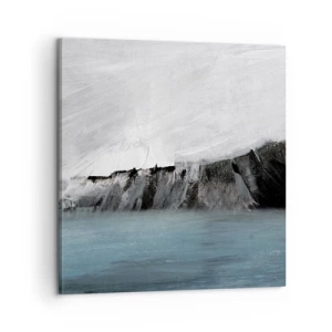 Impression sur toile - Image sur toile - Eau – terre : choc des éléments - 60x60 cm