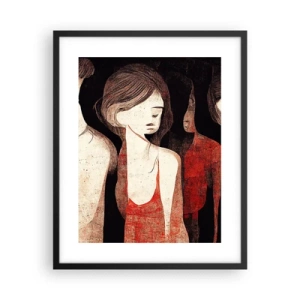 Affiche dans un cadre noir - Poster - Madones des ténèbres - 40x50 cm