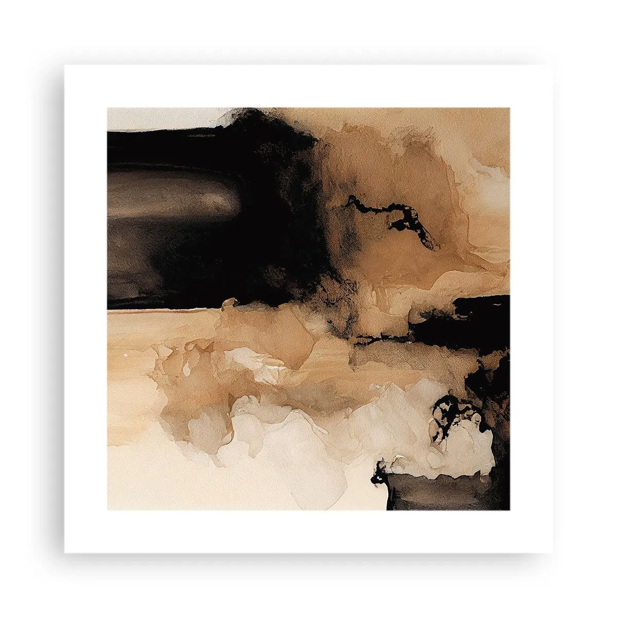 Affiche - Poster - Une abstraction intrigante - 40x40 cm