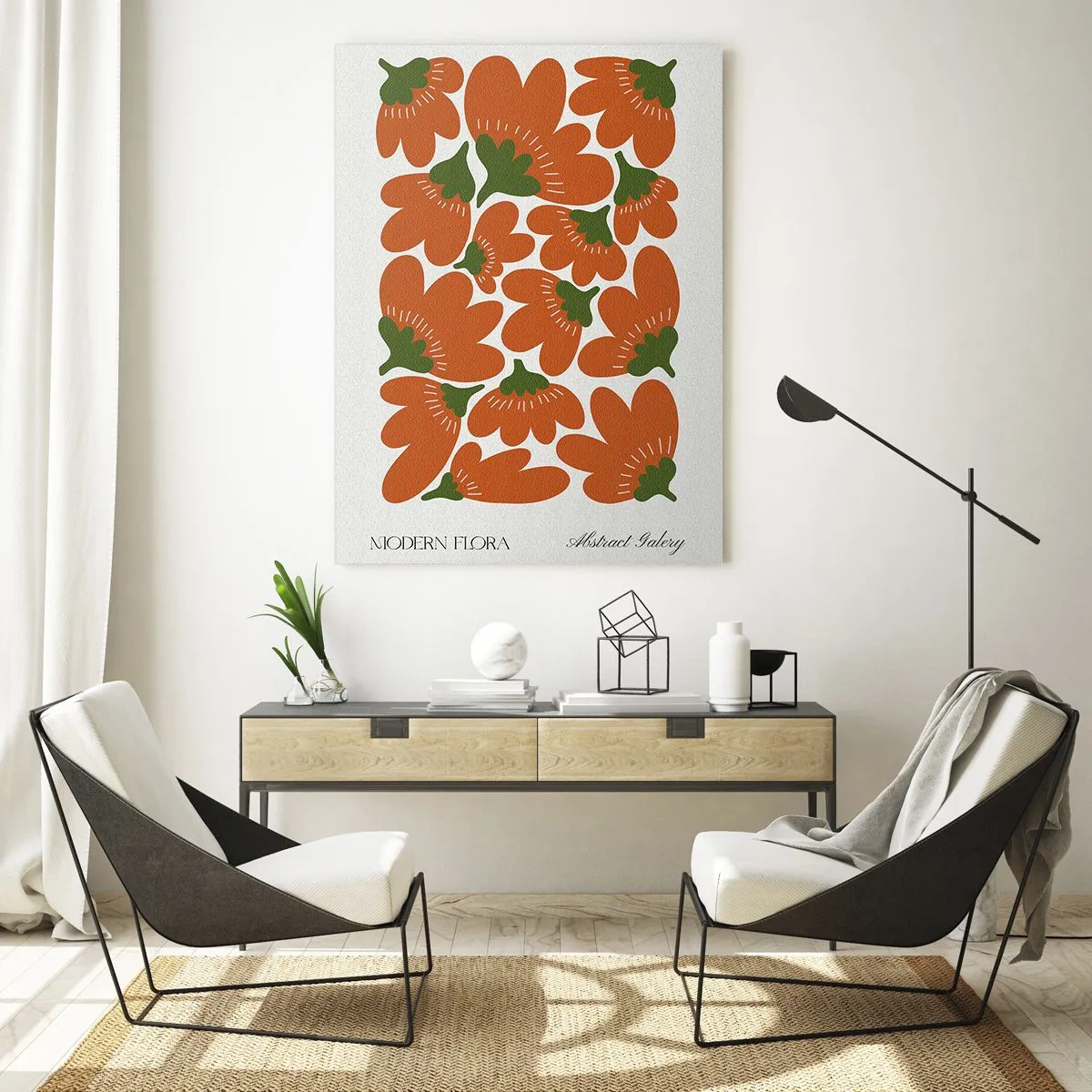 Impression sur verre - Image sur verre - La vie des fleurs - 80x120 cm