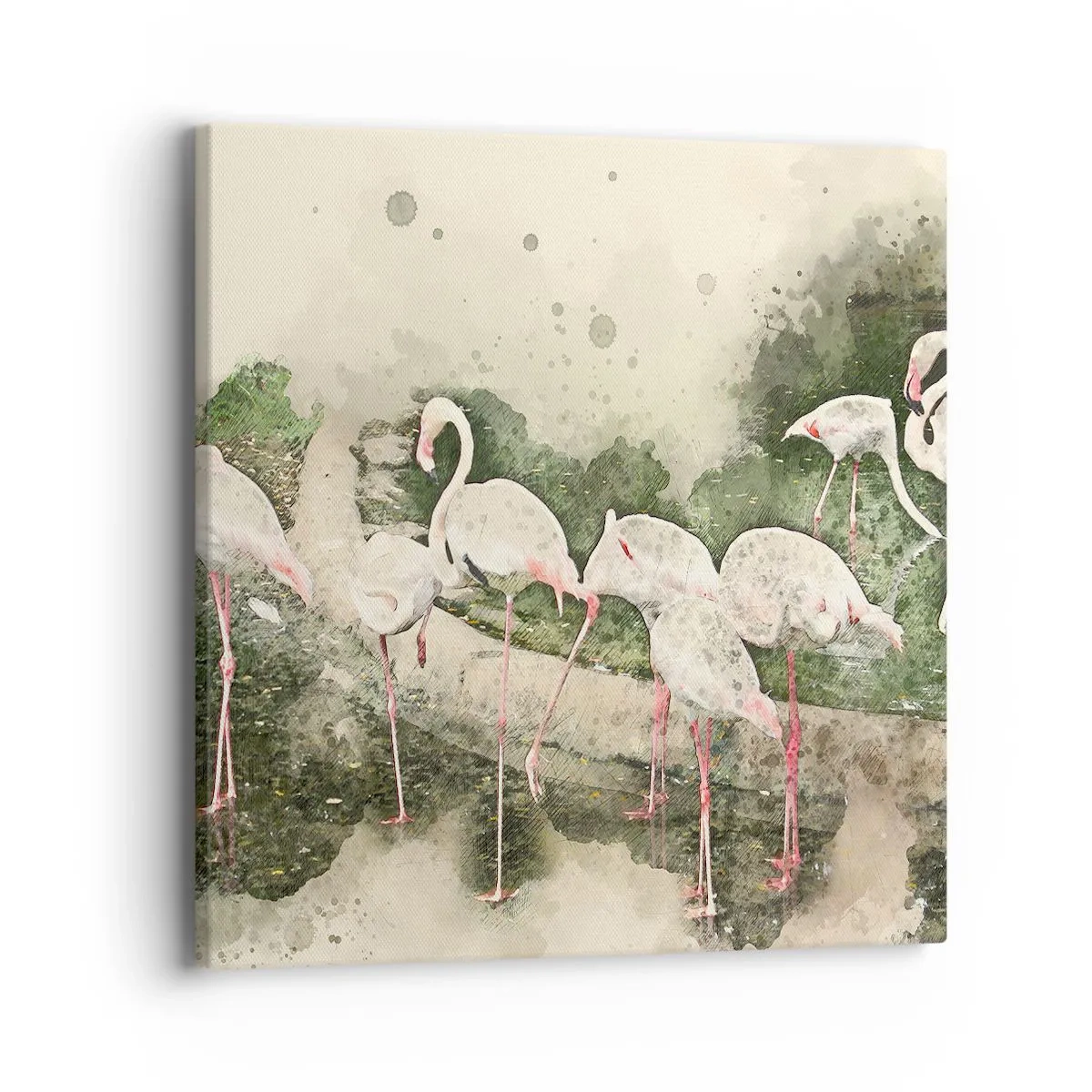 Impression sur toile - Image sur toile - Rêve exotique - 40x40 cm