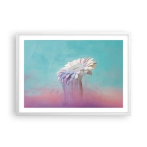 Affiche dans un cadre blanc - Poster - Le monde souterrain des fleurs - 70x50 cm