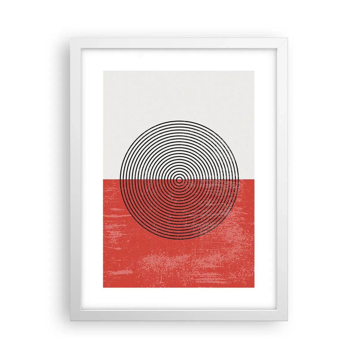 Affiche dans un cadre blanc - Poster - Dans le mille - 30x40 cm