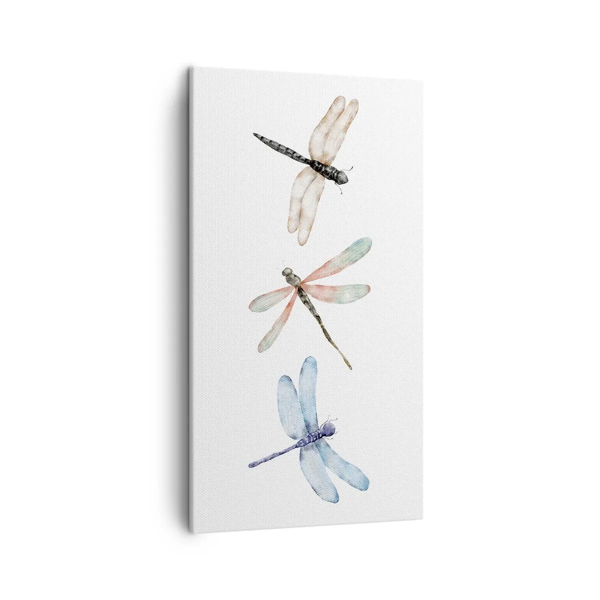 Impression sur toile - Image sur toile - Libellules en apesanteur - 45x80 cm