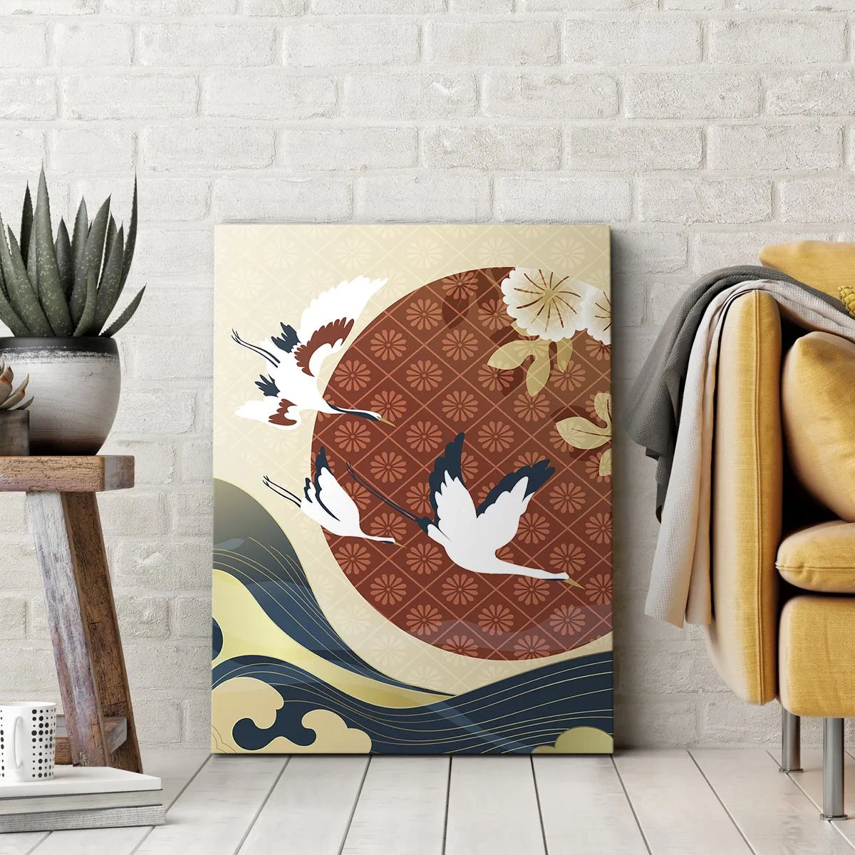 Impression sur toile - Image sur toile - Conte japonnais - 65x120 cm