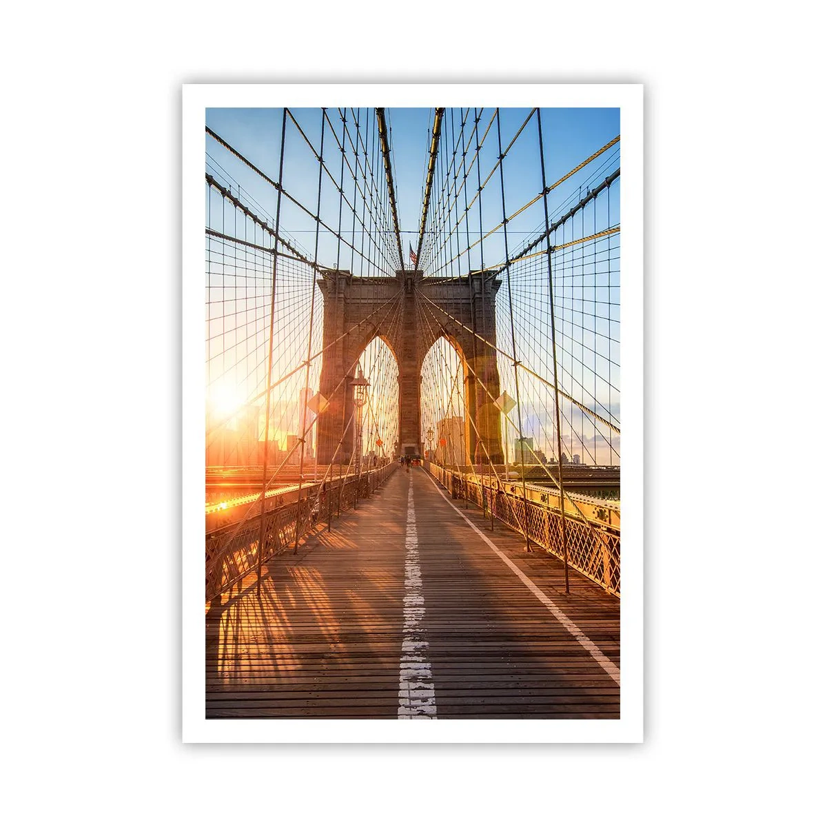 Affiche - Poster - Sur le pont d'or - 70x100 cm