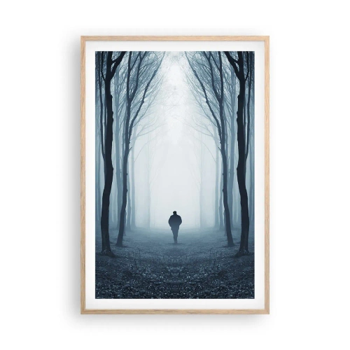 Affiche dans un chêne clair - Poster - Tout est simple et clair - 61x91 cm