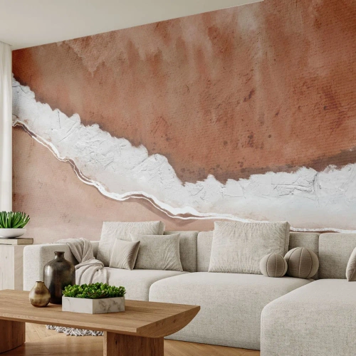 Papier Peint Photo Standard Eco - Dans des couleurs de la terre - Bord, Sable, Plage - 400x280 cm