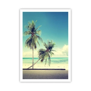 Affiche - Poster - Il est temps de commencer les vacances - 70x100 cm