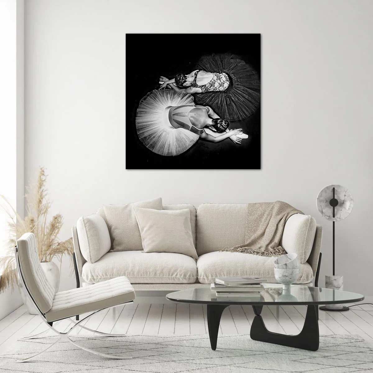 Impression sur verre - Image sur verre - Jin et jang – équilibre idéal - 50x50 cm