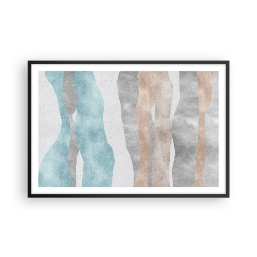 Affiche dans un cadre noir - Poster - Une étude de proximité - 91x61 cm