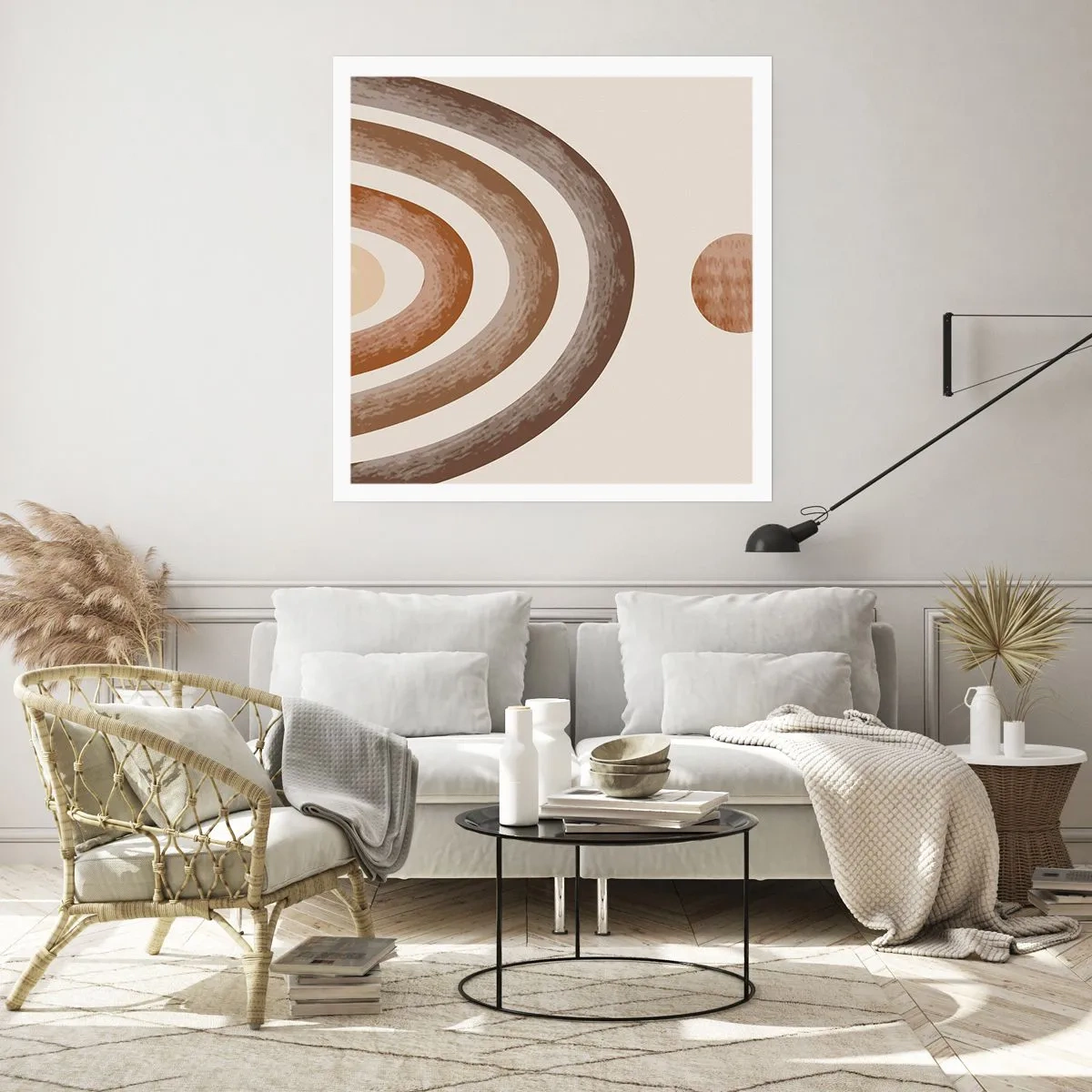 Affiche - Poster - Dans une galaxie lointaine - 60x60 cm