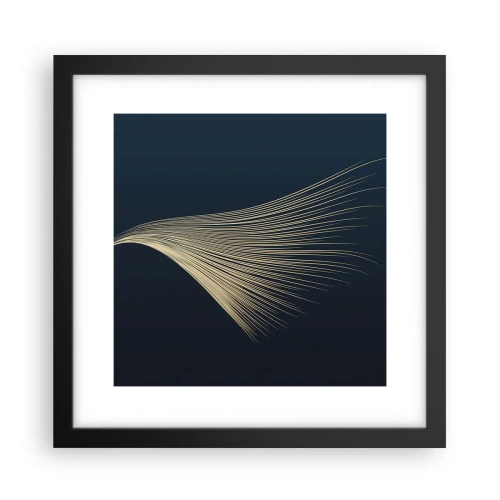 Affiche dans un cadre noir - Poster - Comme les cheveux d'un ange - 30x30 cm