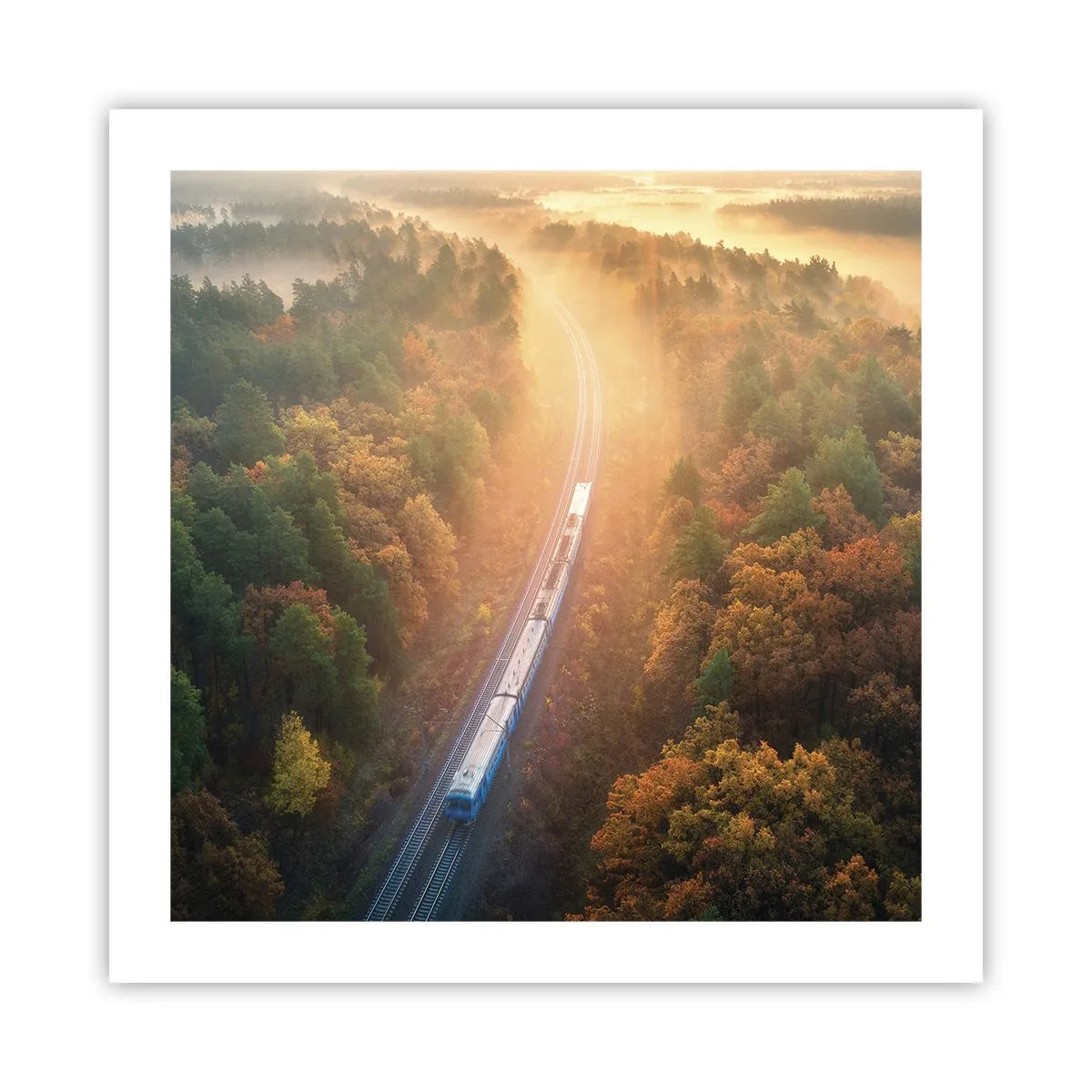 Affiche - Poster - Voyage printannier - 50x50 cm