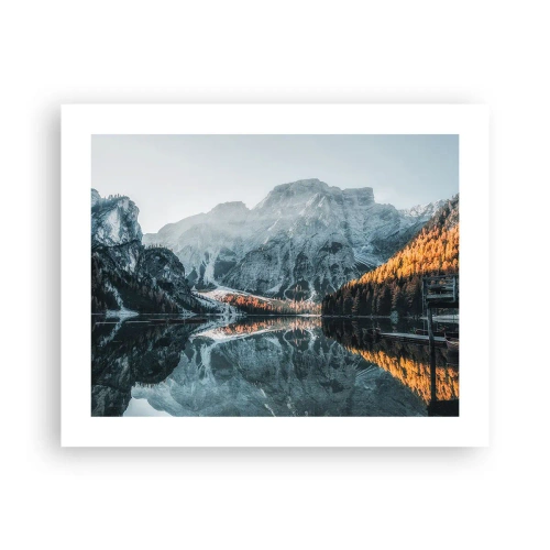 Affiche - Poster - Reflet de paysage - 50x40 cm