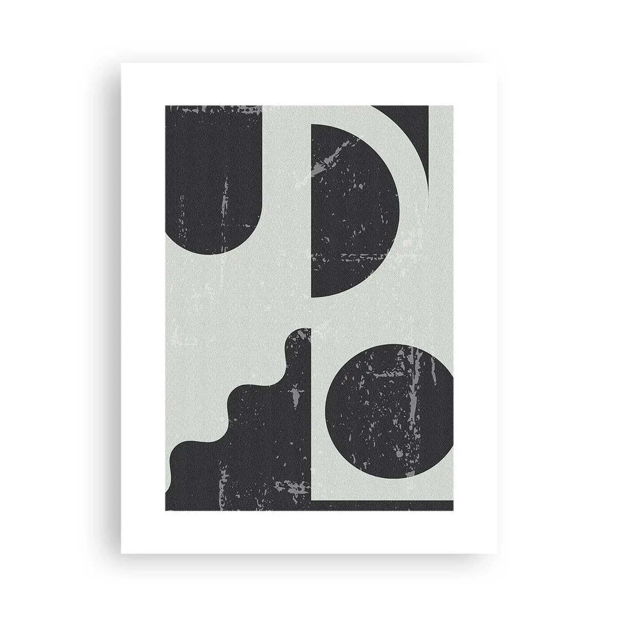 Affiche - Poster - Composition dessus et dessous - 30x40 cm