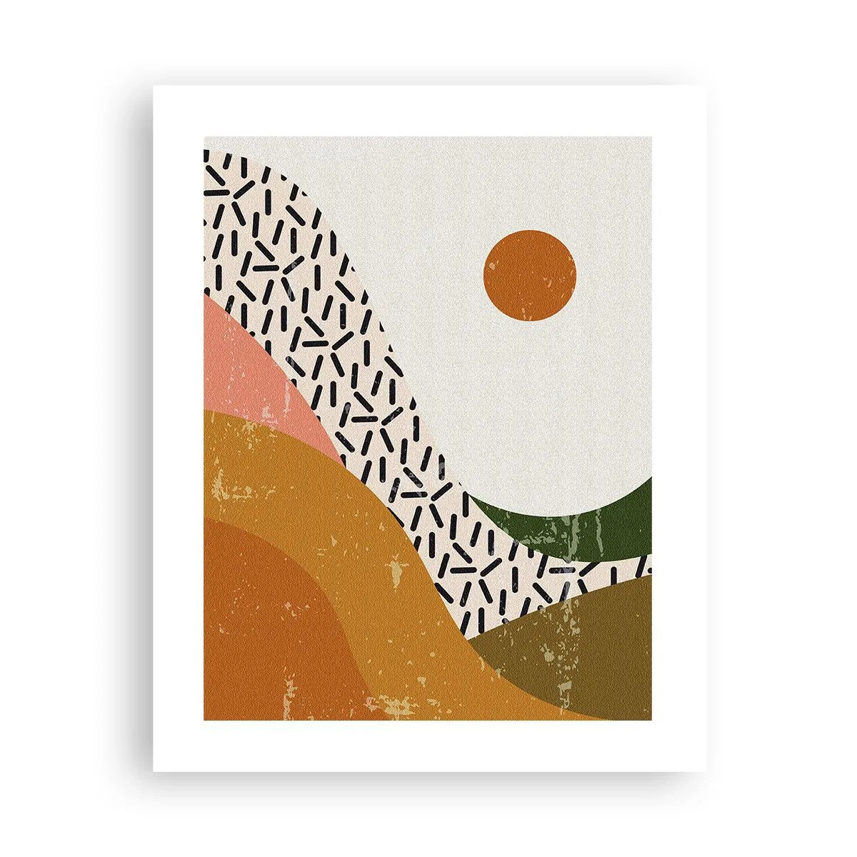 Affiche - Poster - Abstraction solaire - 40x50 cm
