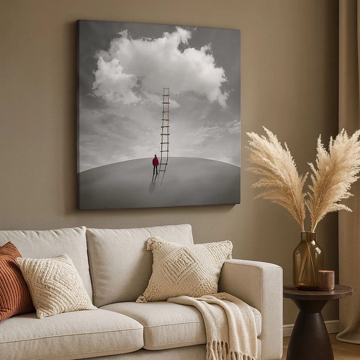 Impression sur toile - Image sur toile - Tout est possible - 30x30 cm